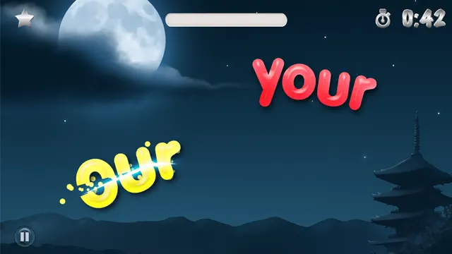 Sight Words Ninja - Slicing Game to Learn to Read screenshot 3