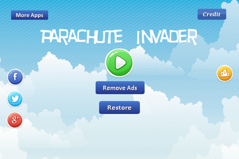 Parachute Invader screenshot 2