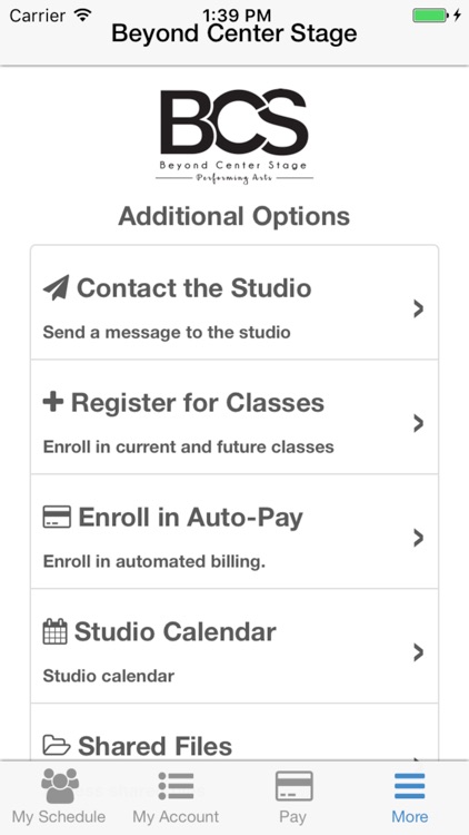 Beyond Center Stage 8606