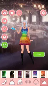 Party Dress Up Game For Girls: Fashion Makeover screenshot #2 for iPhone