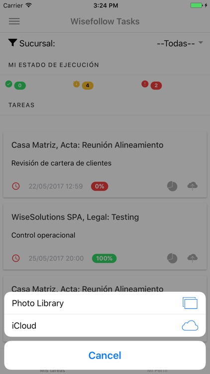 Wisefollow Tasks