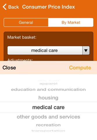 Wolfram US Economic Indicators Reference App screenshot 2