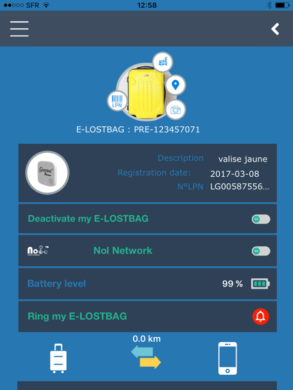 Screenshot #1 for E-LOSTBAG