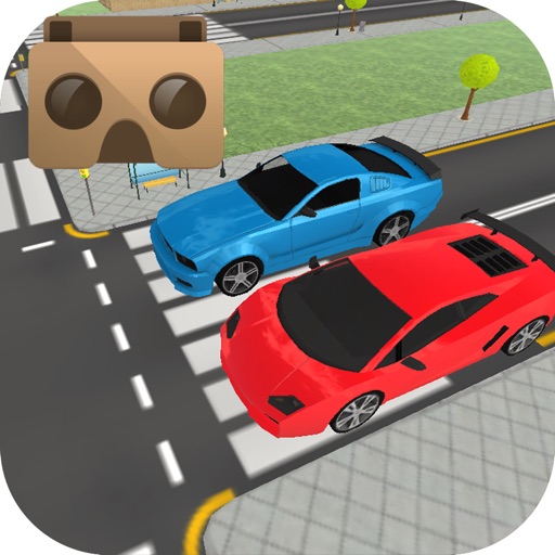 VR Real Traffic Road Crossing For Virtual Glasses