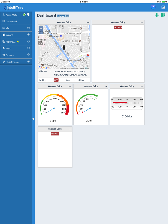IntelliTrac GPS Tracker IDN iPad screenshot