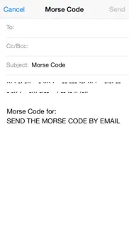 How to cancel & delete morse code 1