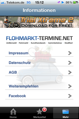 Flohmarkt Termine screenshot 4