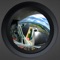 You can take a fish eye photo using this application