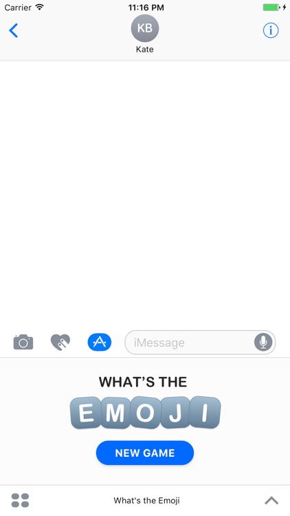 What's the Emoji for iMessage