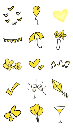 Yellow sticker - baby photo stickers for iMessage(圖2)-速報App