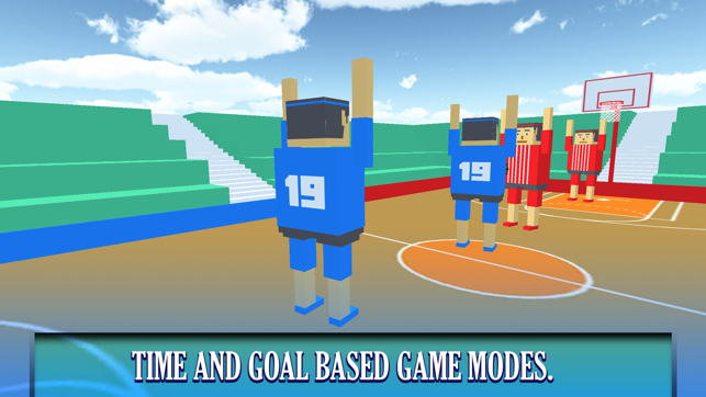 BasketBall Bouncy Physics 3D Cubic Block Party War(圖3)-速報App