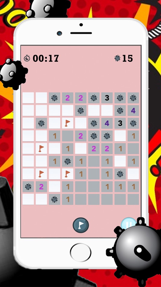 #2. Minesweeper Classic Pro Bomber Game (iOS) 由: Angrisa Leungtanapolkul