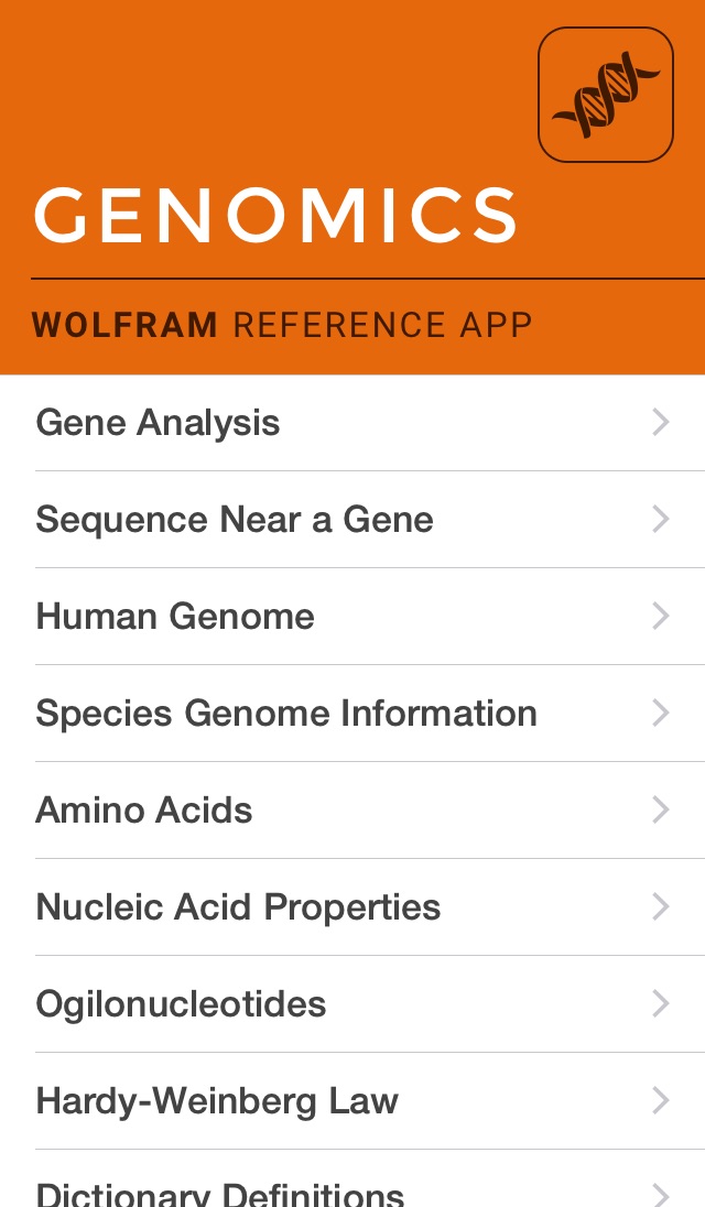 Wolfram Genomics Reference Appのおすすめ画像1