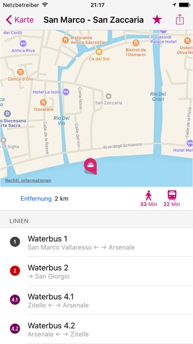 Screenshot #2 pour Venise Rail Map Lite
