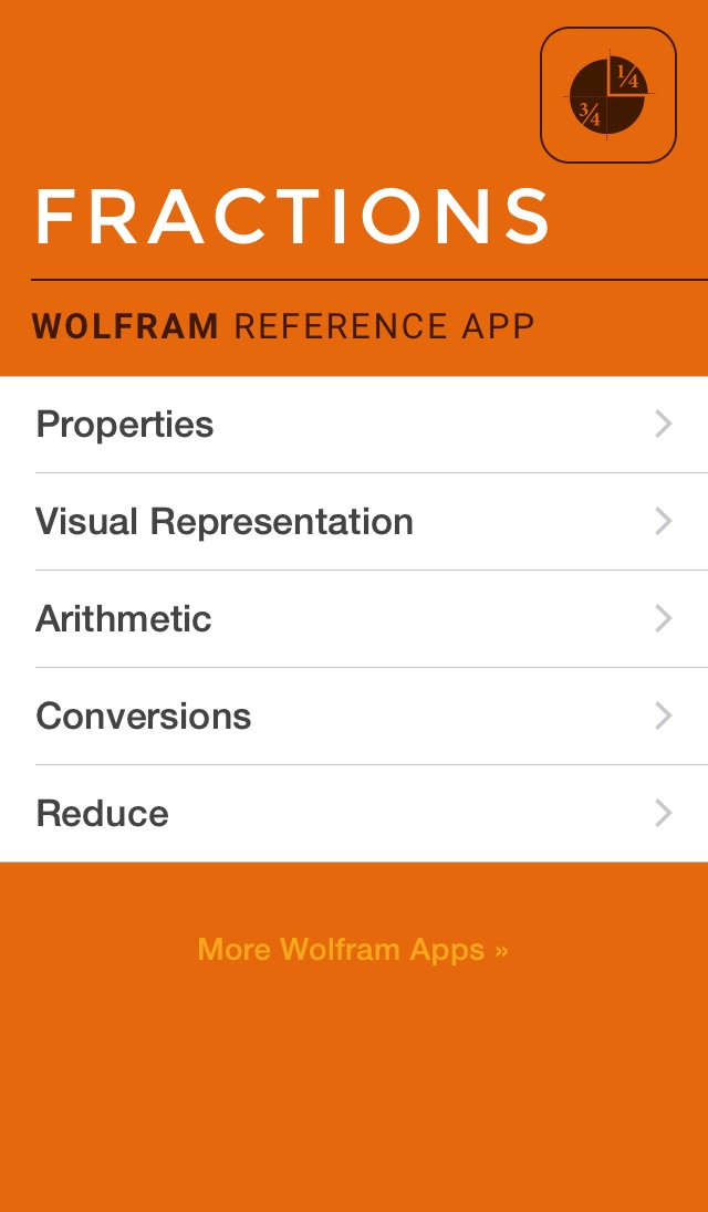Wolfram Fractions Reference Appのおすすめ画像1