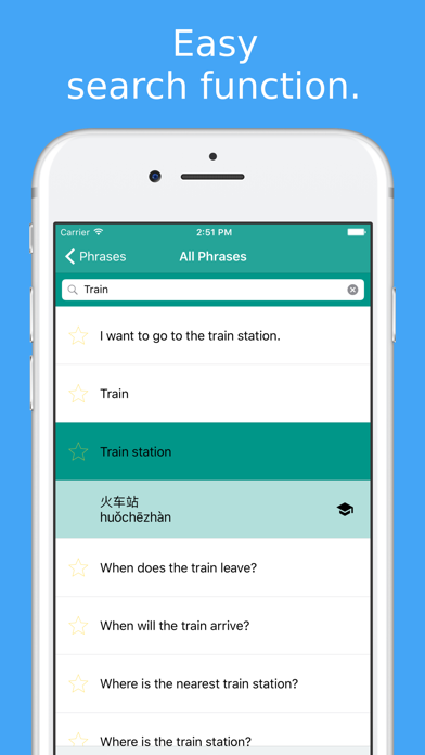 Simply Learn Mandarin Chinese Phrasebook iPhone screenshot 5 - Education app