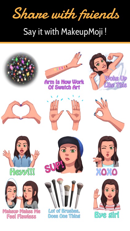 MakeupMoji - makeup & beauty lovers emoji keyboard