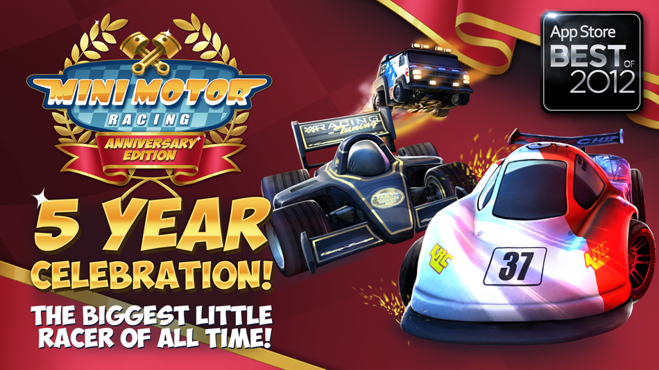 #1. Mini Motor Racing (iOS) De: The Binary Mill