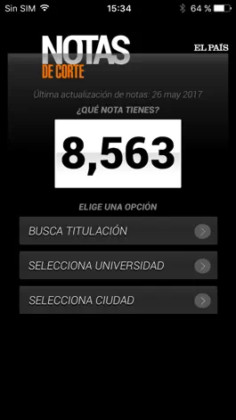Game screenshot Notas Corte apk