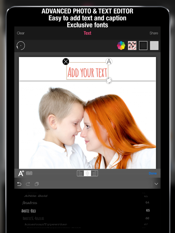Mom I love you ! Mother’s Day iPad screenshot 5 - Photo & Video app