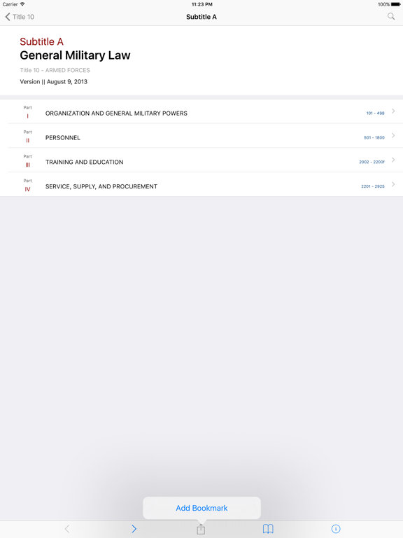 Screenshot #6 pour 10 USC - Armed Forces (LawStack Series)