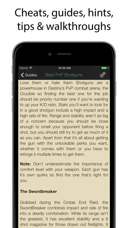 Pocket Wiki for Destiny
