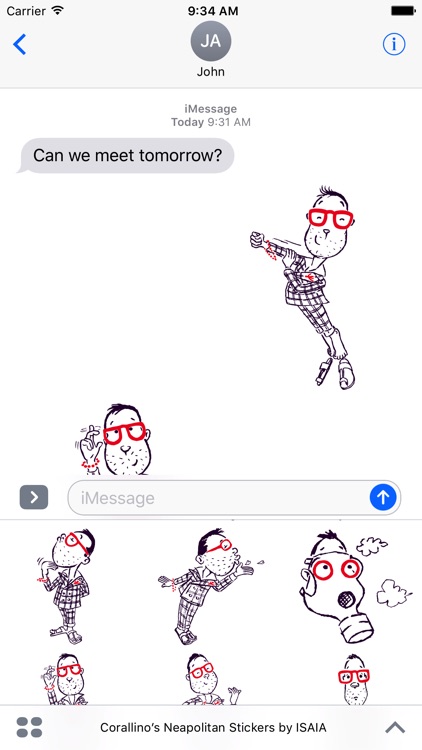 Corallino’s Neapolitan Stickers by ISAIA