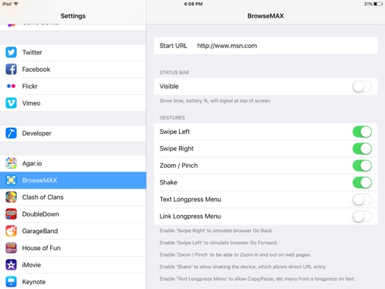 Screenshot #4 pour BrowseMAX