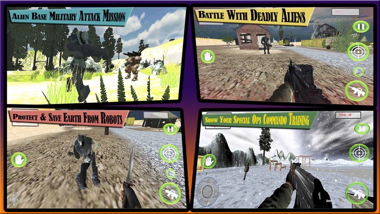 Military Commando Battle: The Final Alien Combat