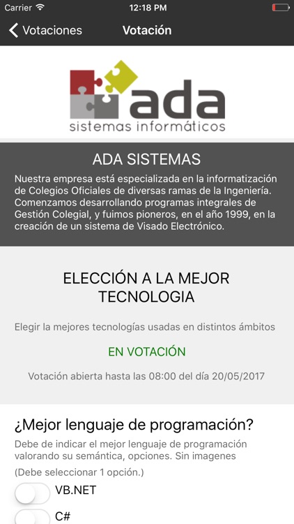 Elecciones online