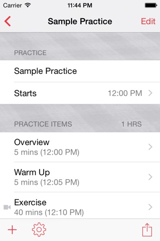 InfiniteBaseball Practice Planner screenshot 2