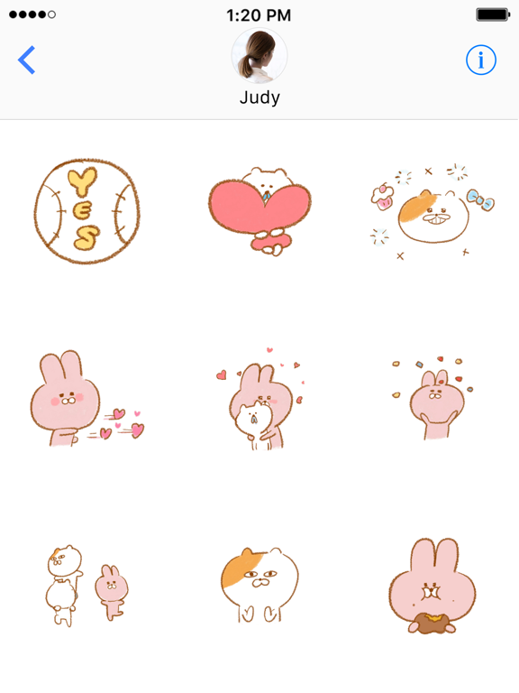 Hop! Meow~ Roar! iPad screenshot 4 - Stickers app