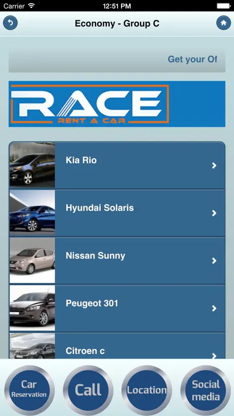 Race Rent a Car