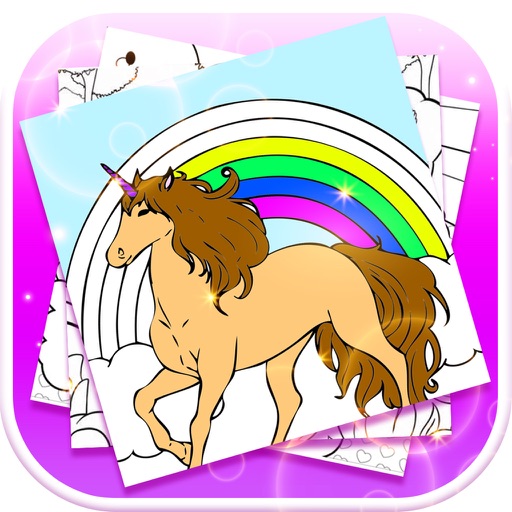 Coloring Book For Girls – New Kids Paint.ing Games icon