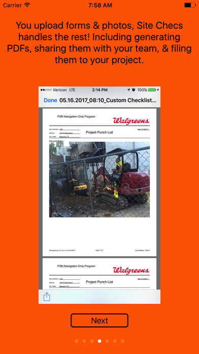 Screenshot #2 pour Site Checs - Mobile Forms