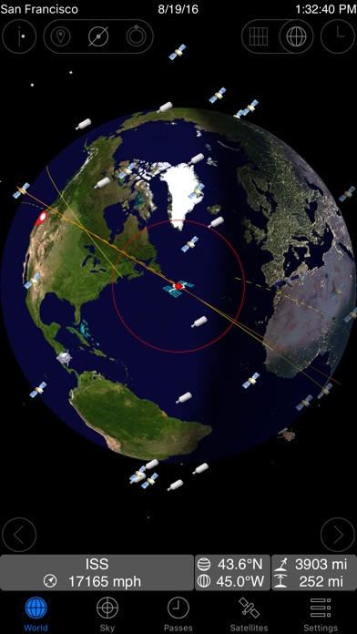 GoSatWatch Satellite ... screenshot1