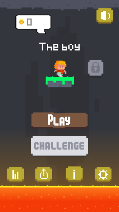 Screenshot #1 pour Pixel Run 2D - Lava Tomb