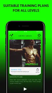 men's home fitness routine iphone screenshot 4