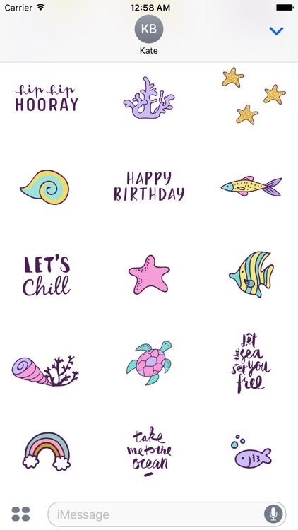 Beautiful Mermaids Under The Sea Stickers Pack