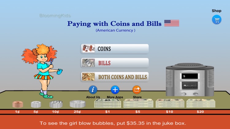 Paying with Coins and Bills (American Currency) screenshot-4