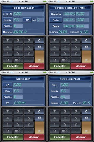 EZ-Financial Calculator screenshot 2