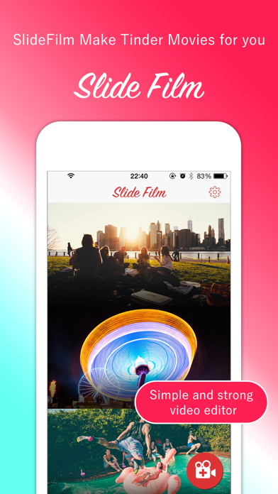 How to cancel & delete SlideFilm -Video Editer,Photo Movie Maker from iphone & ipad 1