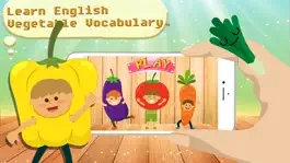 Game screenshot Vegetable Coloring & Vocab - Fun finger painting mod apk