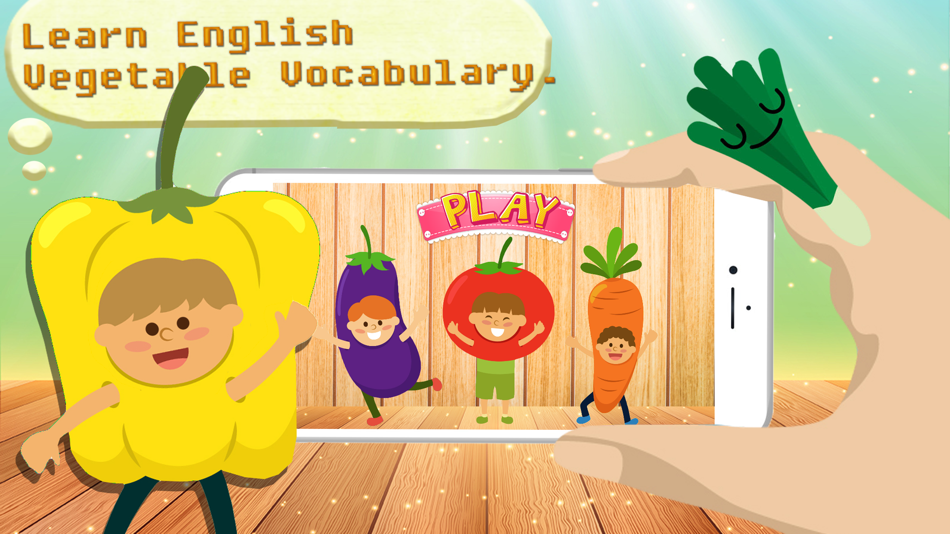 Vegetable Coloring & Vocab - Fun finger painting - 1.0.0 - (iOS)