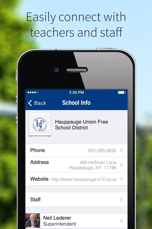 Hauppauge School District screenshot 2