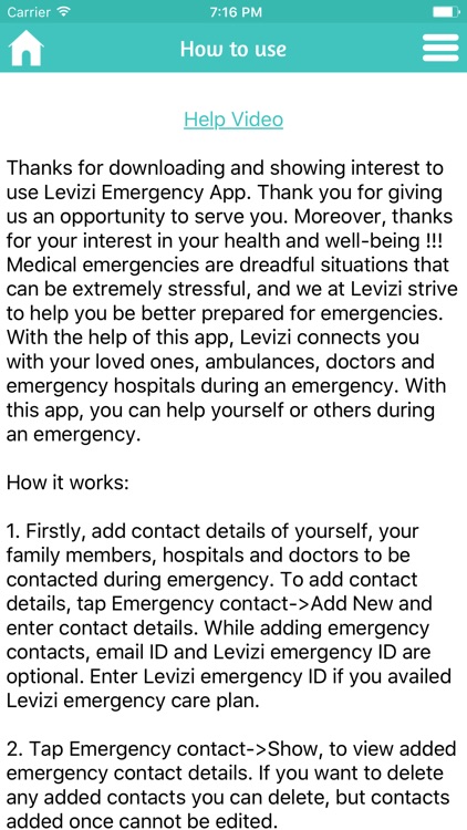 Levizi Emergency Care App screenshot-4