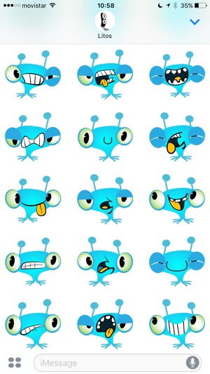 Alien Invasion iMessage Sticker Pack by Litosfera(圖5)-速報App