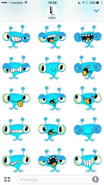 Alien Invasion iMessage Sticker Pack by Litosfera screenshot-4