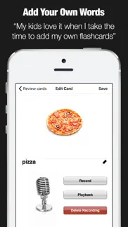 flashcards for kids - first food words iphone screenshot 4