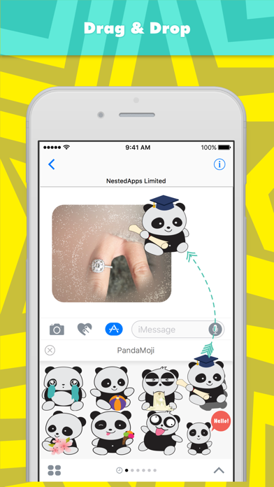 PandaMoji stickers by NestedApps Stickers Screenshot 3 - AppWisp.com PandaMoji stickers by NestedApps Stickers Screenshot 3 - AppWisp.com